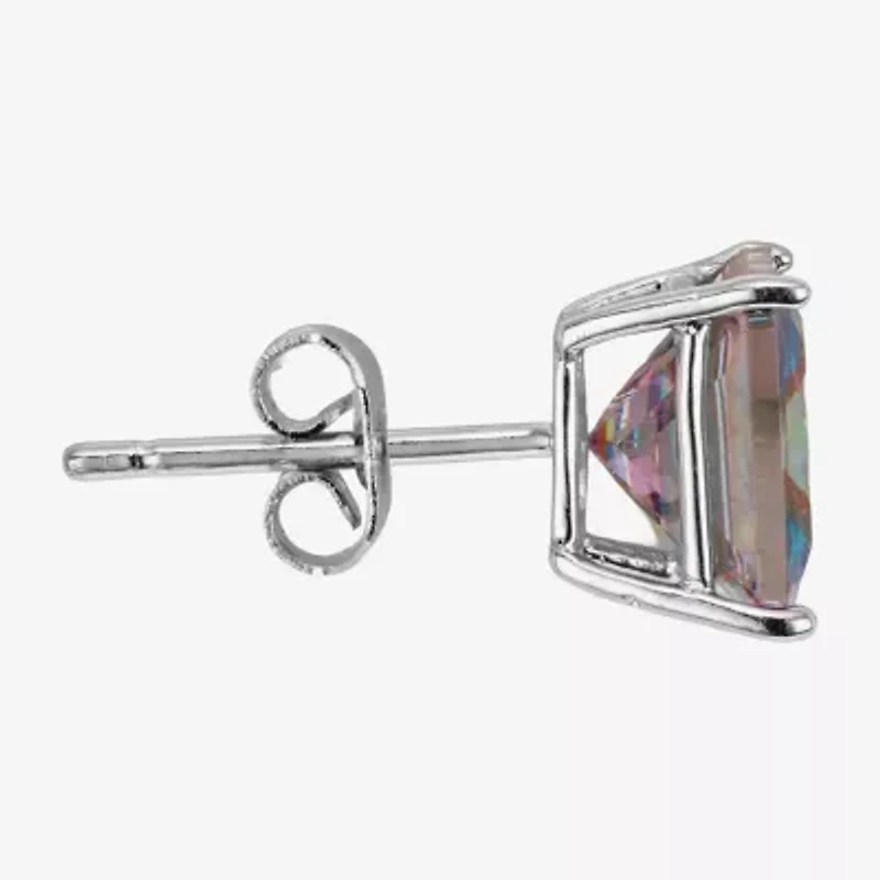 Sparkle Allure Multi Color Cubic Zirconia 9mm Stud Earrings