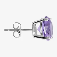 Sparkle Allure Purple Cubic Zirconia 9mm Stud Earrings