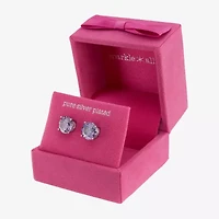 Sparkle Allure Purple Cubic Zirconia 9mm Stud Earrings