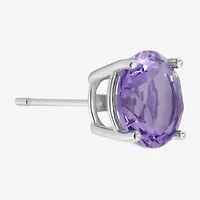 Sparkle Allure Purple Cubic Zirconia 9mm Stud Earrings