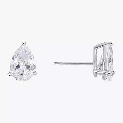 Sparkle Allure Cubic Zirconia 10mm Pear Stud Earrings