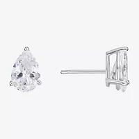 Sparkle Allure Cubic Zirconia 10mm Pear Stud Earrings