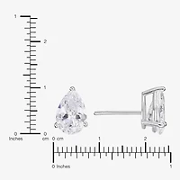 Sparkle Allure Cubic Zirconia 10mm Pear Stud Earrings