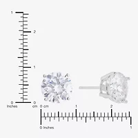 Sparkle Allure Cubic Zirconia 9mm Round Stud Earrings