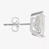 Sparkle Allure Cubic Zirconia 8mm Square Stud Earrings
