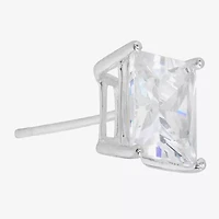 Sparkle Allure Cubic Zirconia 8mm Square Stud Earrings