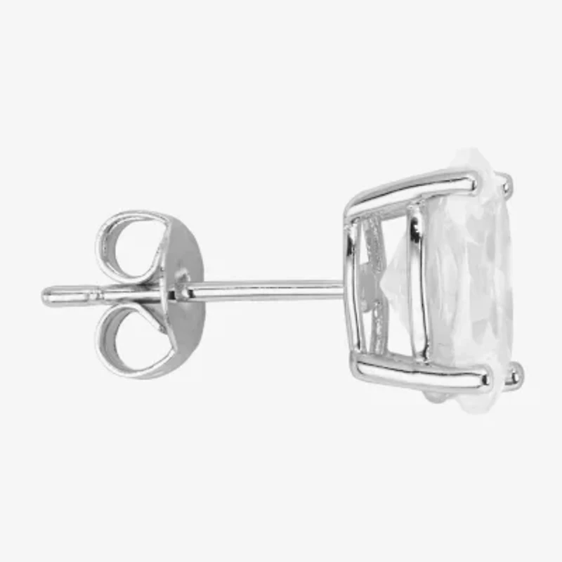 Sparkle Allure Cubic Zirconia 9mm Oval Stud Earrings