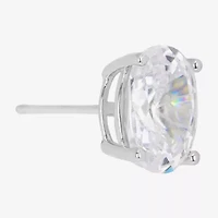 Sparkle Allure Cubic Zirconia 9mm Oval Stud Earrings