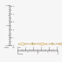 Silver Reflections Womens 14K Gold Over Brass 16 Inch Fashion Chain Necklace