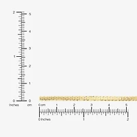 Silver Reflections Womens 14K Gold Over Brass 16 Inch Herringbone Chain Necklace