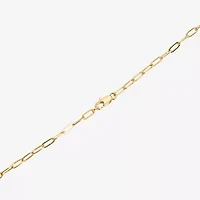 Silver Reflections Womens 14K Gold Over Brass 30 Inch Link Chain Necklace