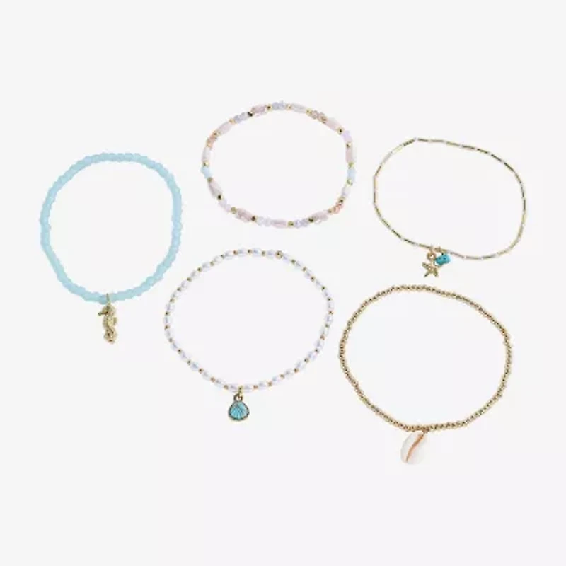 Bijoux Bar Womens 5-pc. Bracelet Set