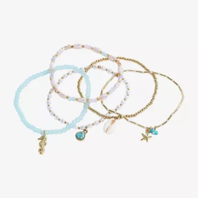 Bijoux Bar Womens 5-pc. Bracelet Set