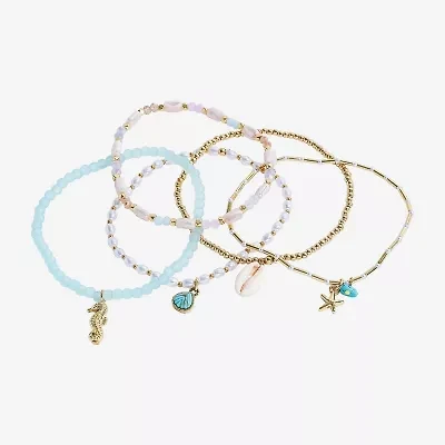 Bijoux Bar Womens 5-pc. Bracelet Set
