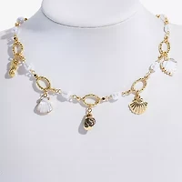 Bijoux Bar Womens 17 Inch Collar Necklace