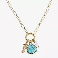 Bijoux Bar Womens 16 Inch Pendant Necklace