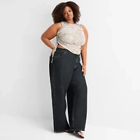 Ashley Graham Womens Sleeveless Tank Top