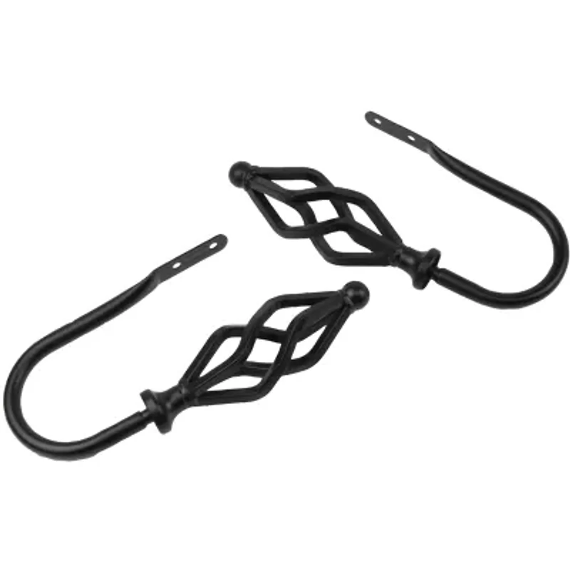 Rod Desyne Decorative Holdbacks with Marquise Finials