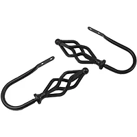 Rod Desyne Decorative Holdbacks with Marquise Finials