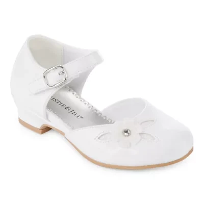 Christie & Jill Lil Heaven Toddler Girls Round Mary Jane Shoes