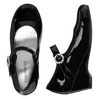 Christie & Jill Heart Little Big Kid Girls Round Mary Jane Shoes