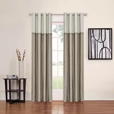 Eclipse Arno Grommet Top Blackout Single Curtain Panel