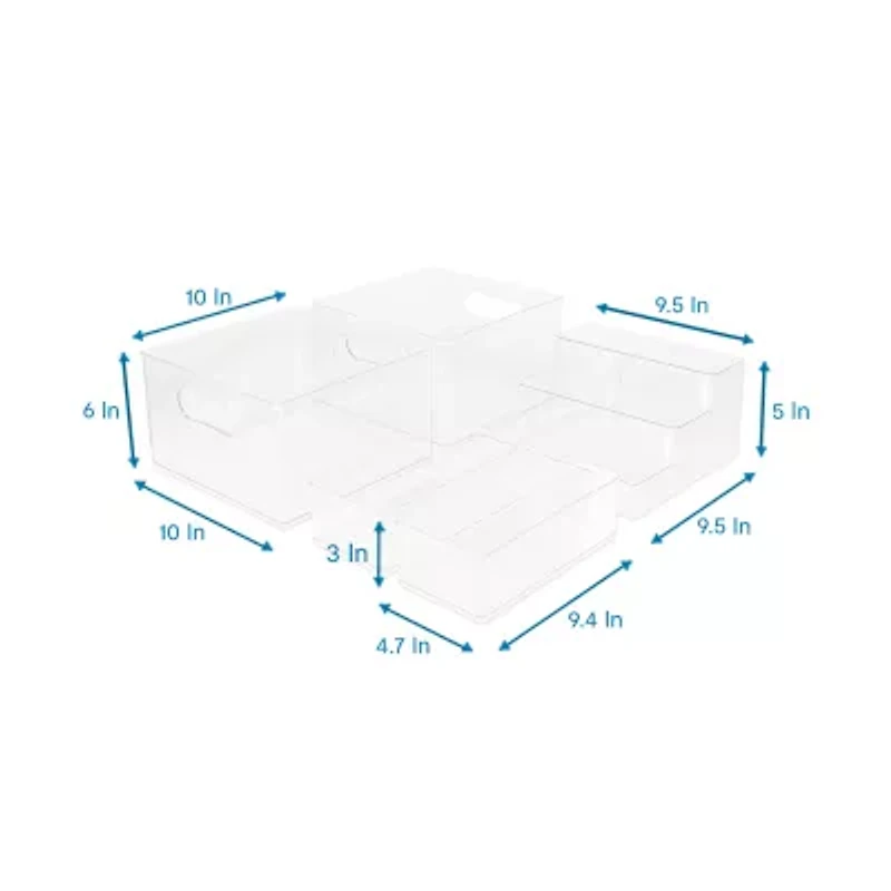 Home Expressions 5-pc. Acrylic Pantry Organization Set