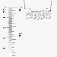 Womens 10K Gold 18 Inch Pendant Necklace