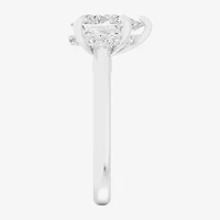 (G-H / Si1-Si2) Womens 1 1/7 CT. T.W. Lab Grown White Diamond 14K Gold Pear Solitaire Engagement Ring