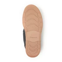 Dearfoams Mens Memory Foam Slip-On Slippers