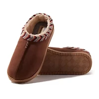 Dearfoams Mens Memory Foam Clog Slippers