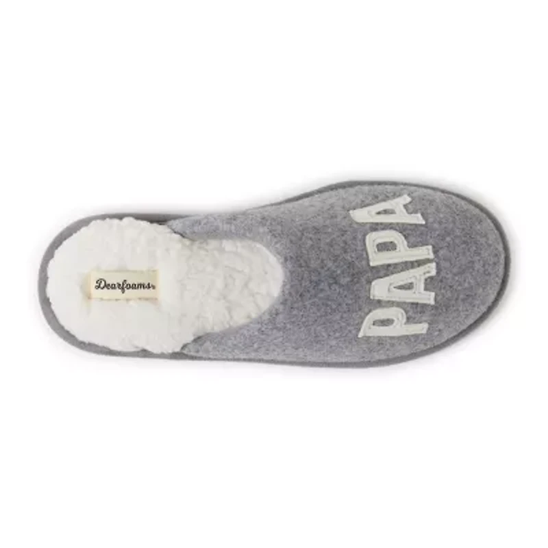 Dearfoams Mens Carson Family Scuff