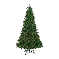 Northlight Twin Falls Artificial Clear Lights 9 Foot Pre-Lit Pine Christmas Tree