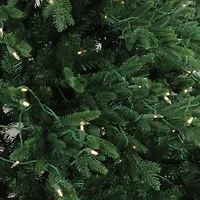 Northlight Medium Minnesota Balsam Artificial Warm Clear Led Lights 7 1/2 Foot Pre-Lit Fir Christmas Tree