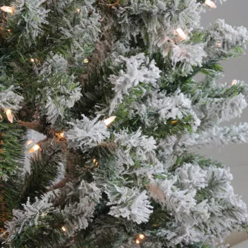 Northlight Balsam Artificial Clear Lights 7 Foot Pre-Lit Pine Christmas Tree