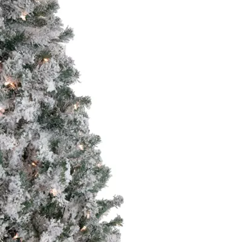 Northlight Slim Artificial  Clear Lights 6 Foot Pre-Lit Pine Christmas Tree
