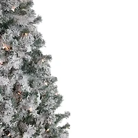 Northlight Slim Artificial  Clear Lights 6 Foot Pre-Lit Pine Christmas Tree