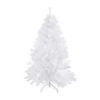 Northlight Full Icy White Spruce Artificial Unlit 7 Foot Christmas Tree