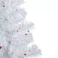 Northlight Rockport White Artificial Lights Foot Pre-Lit Pine Christmas Tree