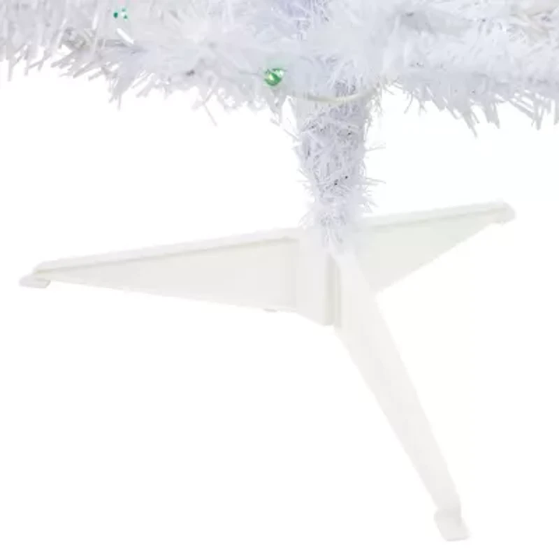 Northlight Woodbury White Slim Artificial Lights 3 Foot Pre-Lit Pine Christmas Tree