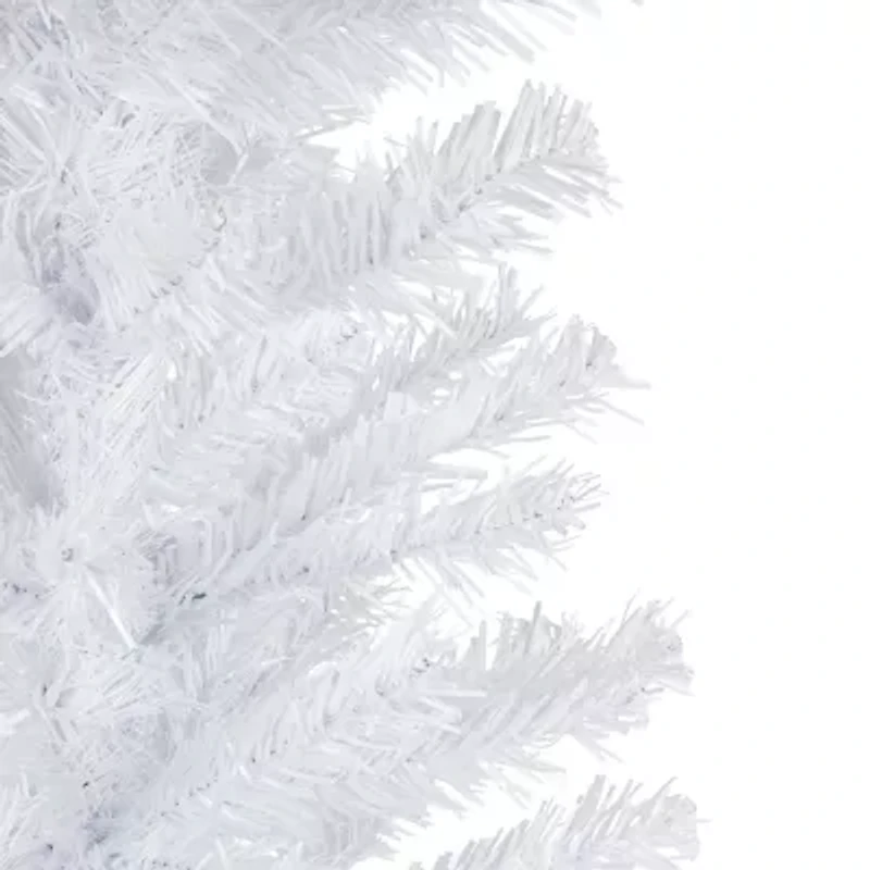Northlight Woodbury White Slim Artificial Unlit Foot Pine Christmas Tree