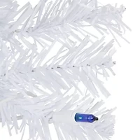Northlight Woodbury White Slim Artificial  Blue Lights 2 Foot Pre-Lit Pine Christmas Tree