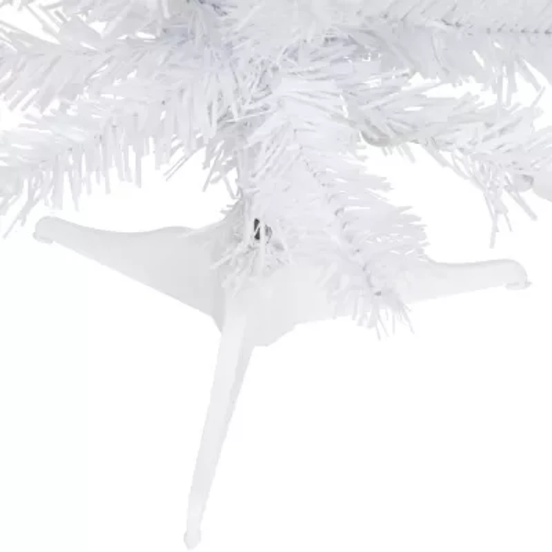 Northlight Woodbury White Slim Artificial Blue Lights 2 Foot Pre-Lit Pine Christmas Tree