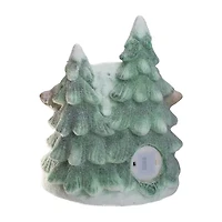 Northlight 16.5in Led Glittered Snow-Covered Winter Tabletop Decoration Lighted Christmas Village