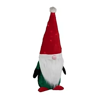 Northlight Lighted Red And Green Christmas Yard Decoration  35-Inch Christmas Gnome