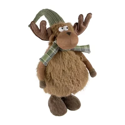 Northlight 13in Whimsical Standing Moose Decoration Christmas Figurine