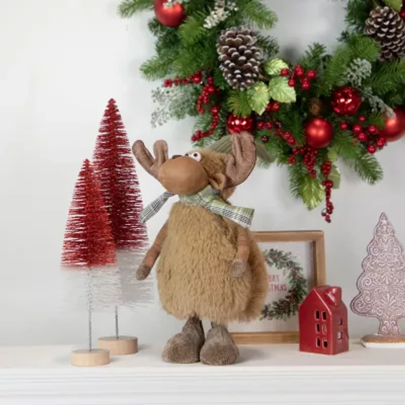Northlight 13in Whimsical Standing Moose Decoration Christmas Figurine