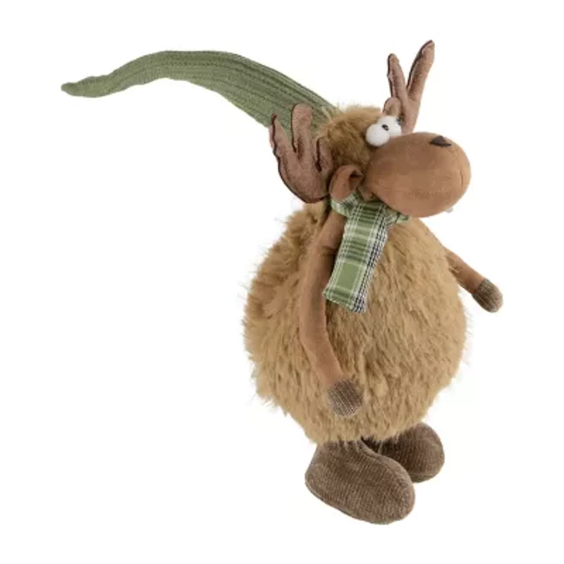 Northlight 13in Whimsical Standing Moose Decoration Christmas Figurine