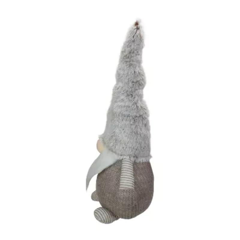 Northlight 23.5in Led Lighted Brown And White Knit  Christmas Christmas Gnome