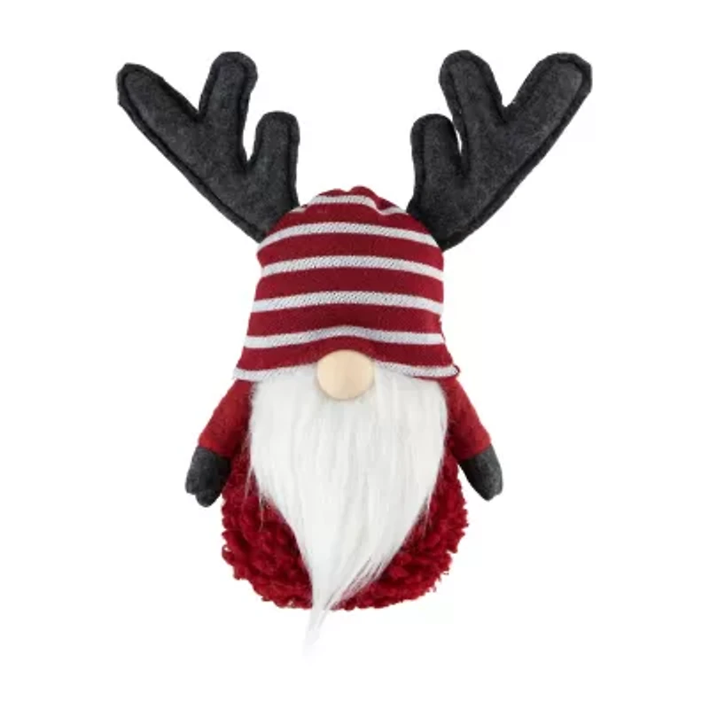 Northlight 12in Red And White  With Antlers Christmas Decoration Christmas Gnome